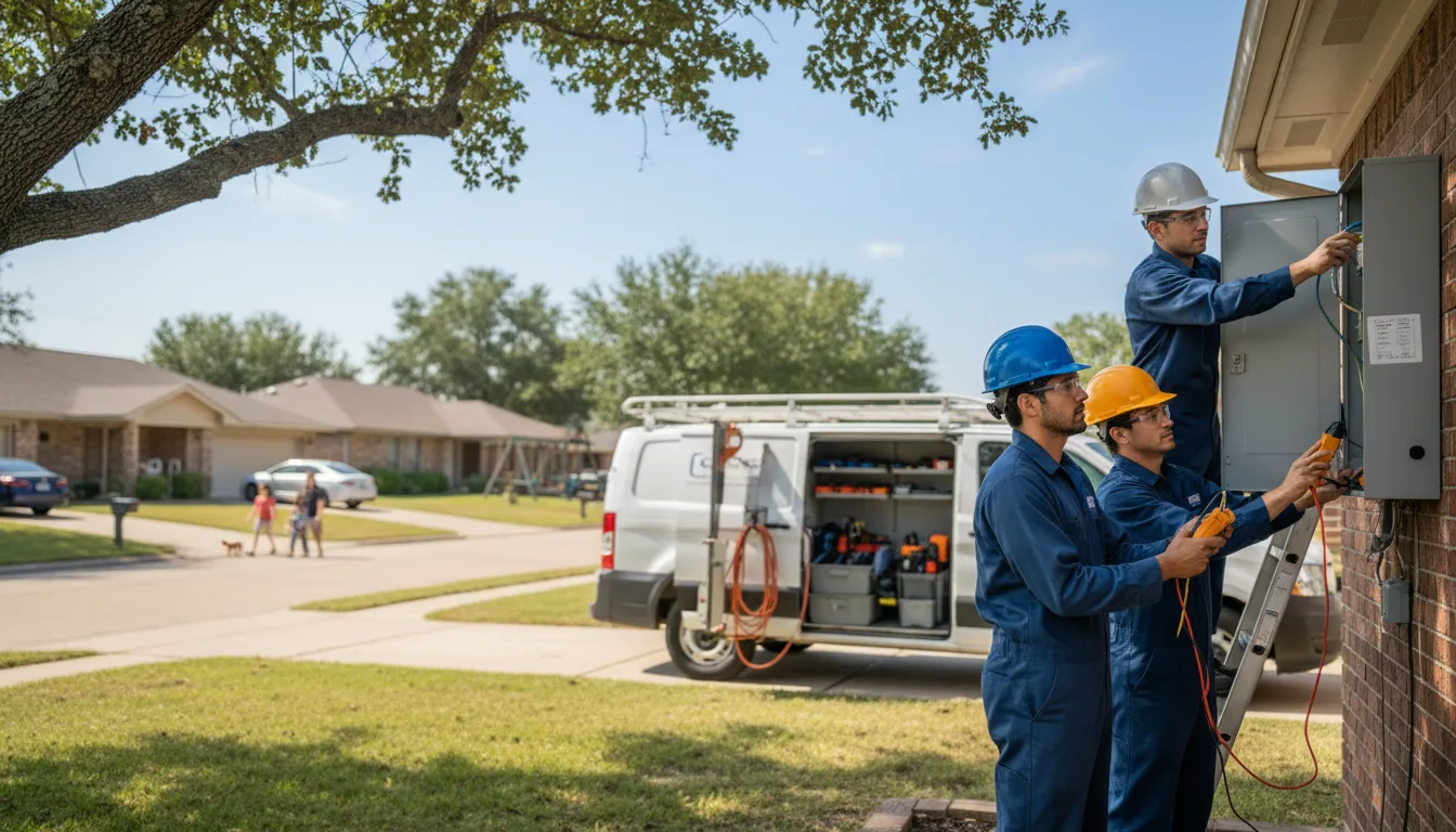 Certified electrician providing emergency electrical services in Montrose, IA